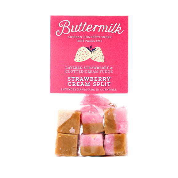 Buttermilk Strawberry Cream Fudge 175g