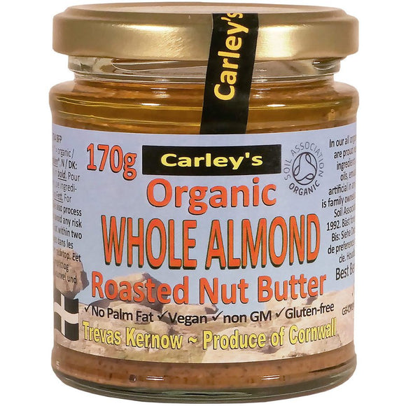 Carleys Whole Almond Nut Butter 170g